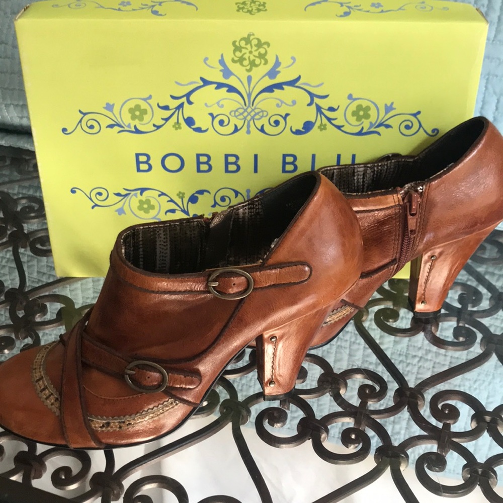 Unique booties from Anthropologie